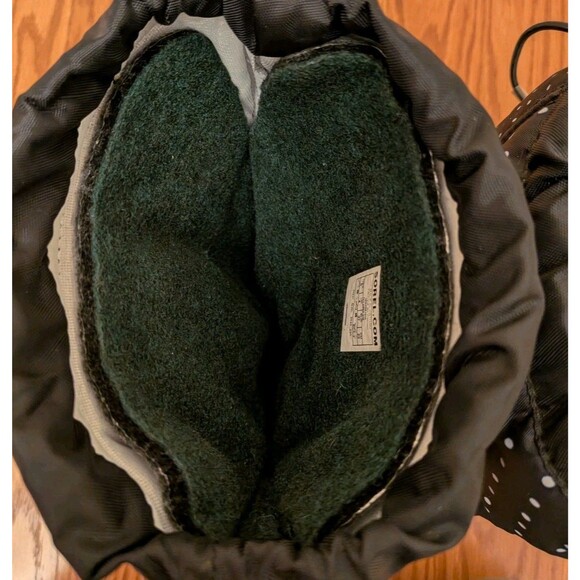 Sorel Kids Black and White Polka Dot Boots - Picture 10 of 12